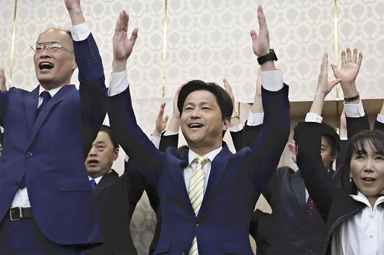 松江市長選挙　現職・上定昭仁氏が再選　投票率は過去最低の52.12％