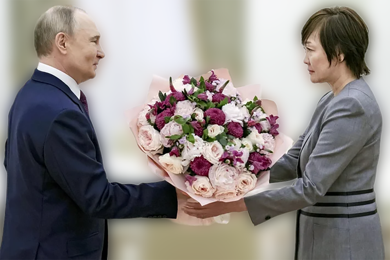 プーチン大統領、安倍昭恵さんとモスクワで面会