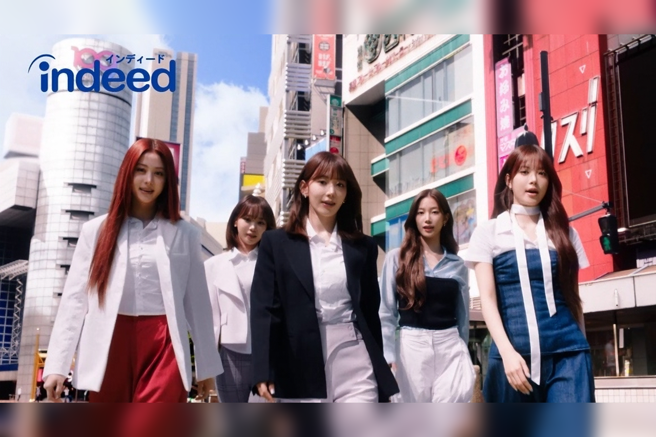 LE SSERAFIM、日本各地で「いい未来」を探す旅へ　Indeed新TVCMシリーズ7月4日より放映開始