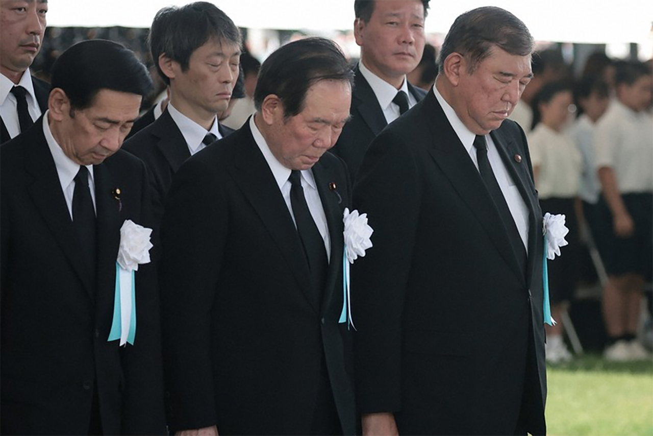 石破首相、平和記念式典でのあいさつに称賛の声