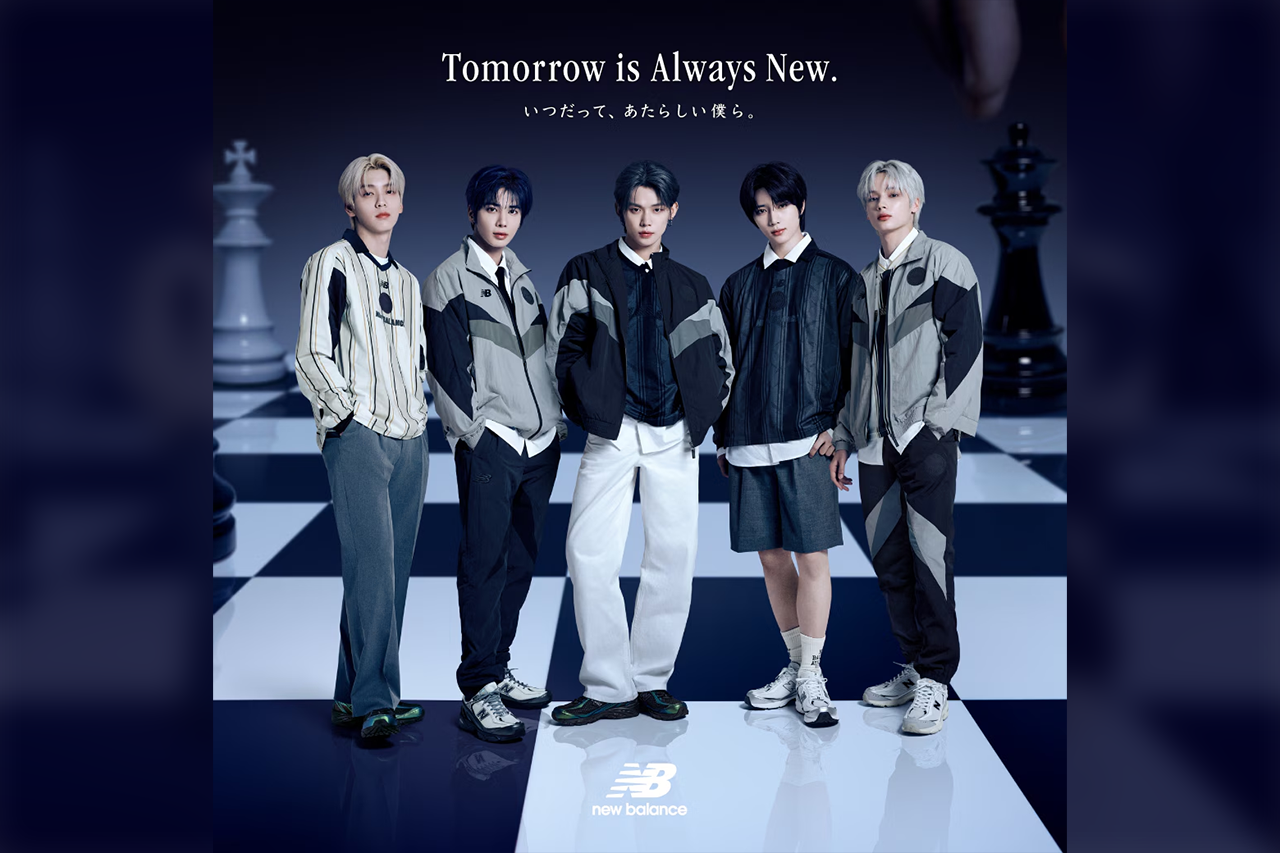TOMORROW X TOGETHER、チェスの世界をテーマにNew Balanceキャンペーン起用　ABCマートで9月25日スタート